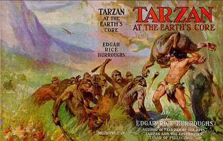 J. Allen St. John: Tarzan at the Earth's Core - wraparound DJ -  different b/w FP