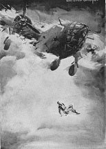 He hurtled toward death: JCB art from Tarzan and 'The Foreign Legion'