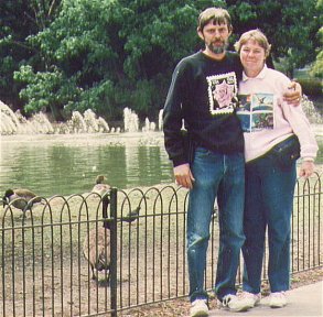 Duane and Julie in St. James Park, London