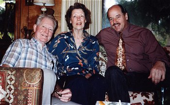 Eddie and Claire Gilbert with Danton Burroughs ~ April 1990