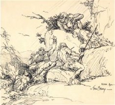 Roy G. Krenkel Sketch