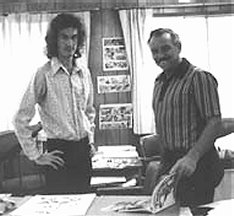 Bill Stout and Russ Manning ~ Photo Copyright Wm. Stout