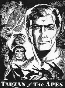 Manning art in Coriell's Burroughs Bulletin no. 12, 1953