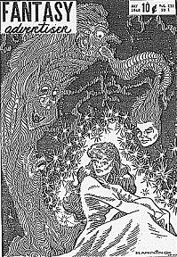 Fantasy Advertiser  cover art ~ May 1948