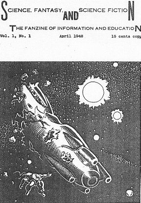 Science Fantasy and Science Fiction ~ Manning art ~ April 1948
