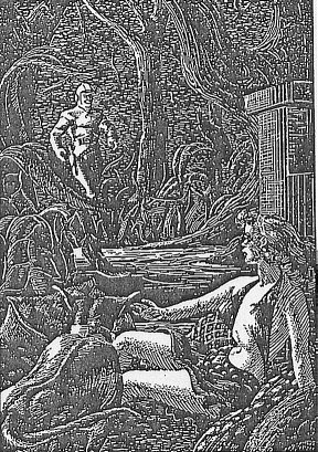 Manning fanzine art ~ Science Fiction and Science Fantasy