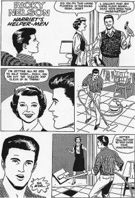 Ricky Nelson comic page