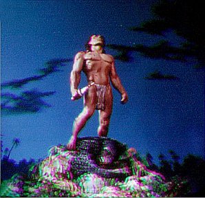 11. After his knife struck home, Tarzan gave his victory cry.