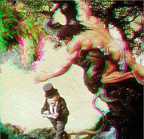 14. Tarzan pulled Prof. Porter from Sabor's claws.