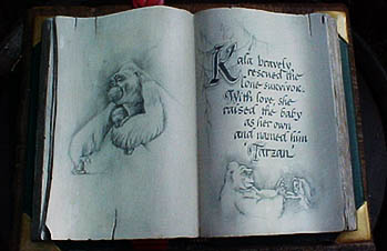 Kala bravely rescued the lone survivor. With love, she raised the baby as her own and named him 'Tarzan'
