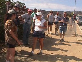 End of hike