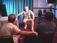 Tracy Griffin interviewing Bill Hillman for PBS ERB documentary