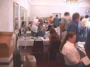 Huckster Room: DJ Howell ~ Lydie Denier ~ Bruce Boxleitner ~ Linda and Bob Zeuschner
