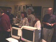 Nanette and Corey Mark ~ John Tyner in the front office