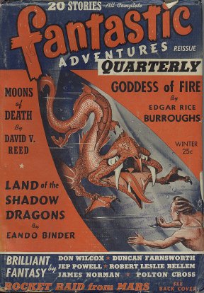 Fantastic Adventures Quarterly Winter 1941: Goddess of Fire