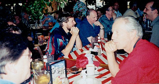 ... Jeff Fox, Laurence Dunn, Brian Bohnett and Bill Herr at the informal banquet