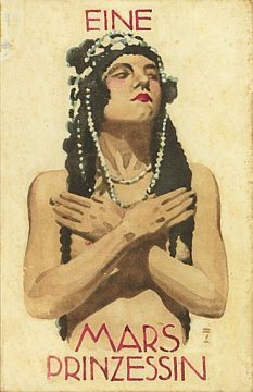 The first German edition of Edgar Rice Burroughs Princess of Mars 1924